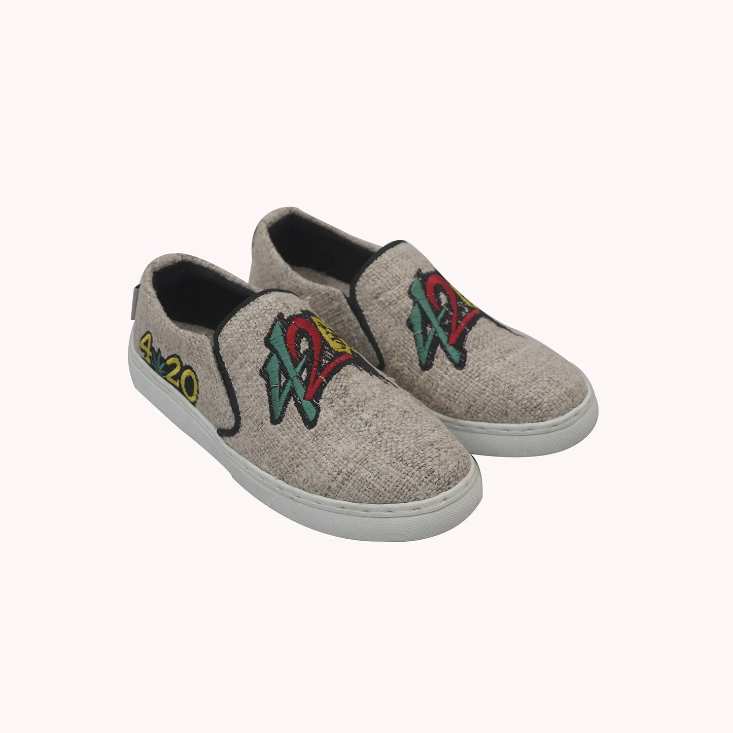 420 EMBROIDERED HEMP SHOES