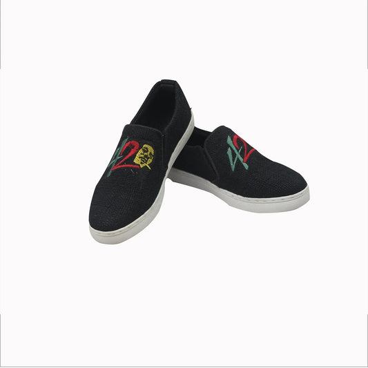420 EMBROIDERED HEMP SHOES