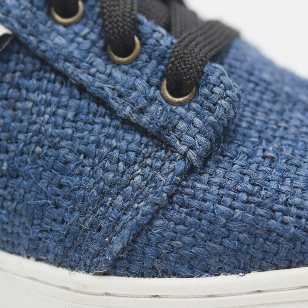 Organic Hemp Sneakers – Midnight Blue Vegan Breathable Shoes