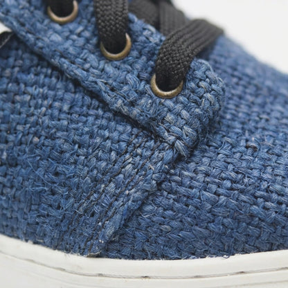 Organic Hemp Sneakers – Midnight Blue Vegan Breathable Shoes